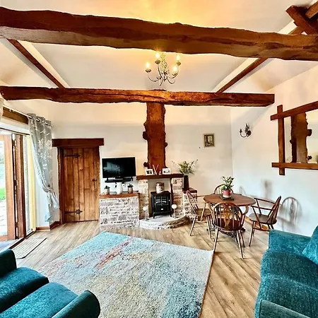 Detached One Level Stone Barn Villa Llangwm-Isaf Exterior photo